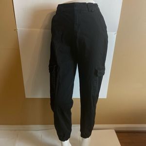 Pull & Bear Black Cargo Pants